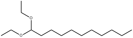 1,1-ジエトキシウンデカン 化学構造式