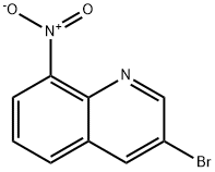 3-BROMO-8-NITROQUINOLINE Struktur