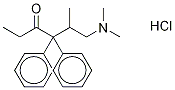 6-ジメチルアミノ-5-メチル-4,4-ジフェニル-3-ヘキサノン·塩酸塩 化学構造式