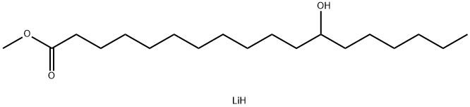 lithium methyl 12-oxidooctadecanoate Structure