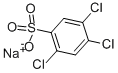 2,4,5-トリクロロベンゼンスルホン酸ナトリウム 化学構造式