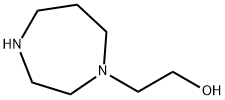 1-(2-ヒドロキシエチル)ホモピペラジン 化学構造式