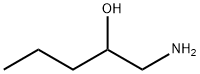 1-アミノ-2-ペンタノール 化学構造式