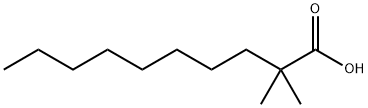2,2-DIMETHYLDECANOIC ACID 化学構造式