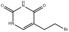 5-(2-ブロモエチル)ピリミジン-2,4(1H,3H)-ジオン 化学構造式