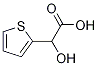 2-ヒドロキシ-2-(2-チエニル)酢酸 化学構造式