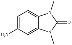 5-アミノ-1,3-ジメチル-1,3-ジヒドロ-2H-ベンズイミダゾール-2-オン 化学構造式