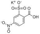2-Carboxy-5-nitrobenzenesulfonic acid potassium salt Struktur