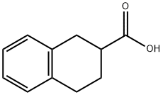 1,2,3,4-テトラヒドロナフタレン-2-カルボン酸 化学構造式