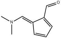 1,3-Cyclopentadiene-1-carboxaldehyde, 5-[(dimethylamino)methylene]-, (E)- (9CI) Struktur