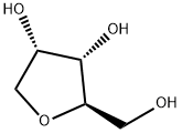 1,4-アンヒドロ-D-キシリトール 化学構造式