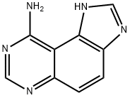 1H-Imidazo[4,5-f]quinazolin-9-amine(9CI) Struktur
