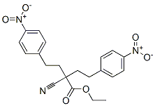 ethyl 2-cyano-4-(4-nitrophenyl)-2-[2-(4-nitrophenyl)ethyl]butanoate Struktur