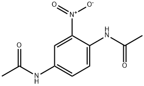 1,4-Diacetamino-2-nitrobenzene Struktur