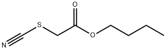Thiocyanatoacetic acid butyl ester 结构式