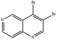 3,4-Dibromo-1,6-naphthyridine Structure
