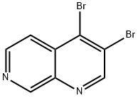 3,4-Dibromo-1,7-naphthyridine Struktur