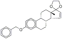 3-O-Benzyl 15,16-Dehydro Estrone Monoethylene Ketal Structure