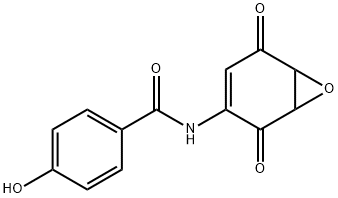 Benzamide, N-(2,5-dioxo-7-oxabicyclo[4.1.0]hept-3-en-3-yl)-4-hydroxy- (9CI)|