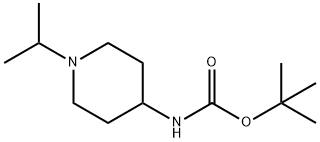 (1-异丙基哌啶-4-基)氨基甲酸叔丁酯,534595-37-4,结构式