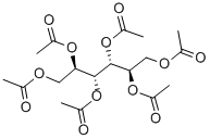 HEXA-O-ACETYL-D-MANNITOL Struktur