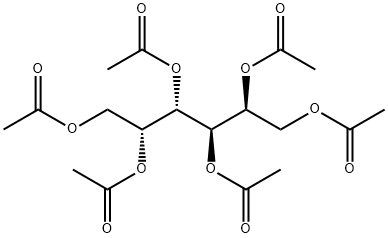 D-Galactitol hexaacetate Structure