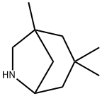 1,3,3三甲基- 6 -氮杂双环[3.2.1]辛烷, 53460-46-1, 结构式