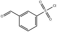 3-甲酰基苯磺酰氯,53460-88-1,结构式