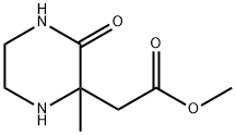 2-Piperazineaceticacid,2-methyl-3-oxo-,methylester(9CI),534603-48-0,结构式