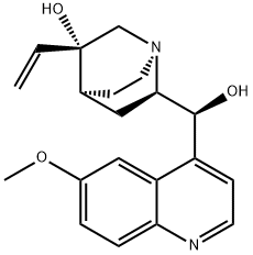 (3S)-3-羟基奎尼定, 53467-23-5, 结构式