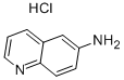 6-AMINOQUINOLINE HYDROCHLORIDE 化学構造式