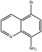 5-ブロモキノリン-8-アミン 化学構造式