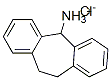 10,11-ジヒドロ-5H-ジベンゾ[a,d]シクロヘプテン-5-アミン・塩酸塩 化学構造式