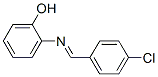 2-(4-CHLOROBENZYLIDENEAMINO)PHENOL,5348-11-8,结构式