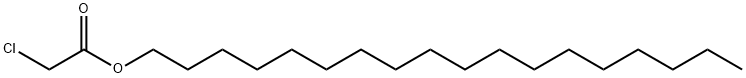2-クロロ酢酸オクタデシル 化学構造式