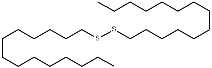 1,1'-ジチオビステトラデカン 化学構造式