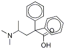 4-DiMethylaMino-2,2-diphenylvaleric Acid Struktur