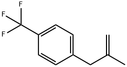 2-メチル-3-[(4-トリフルオロメチル)フェニル]-1-プロペン 化学構造式
