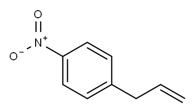 Benzene,  1-nitro-4-(2-propen-1-yl)- Structure
