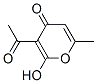 3-ACETYL-2-HYDROXY-6-METHYL-PYRAN-4-ONE Structure