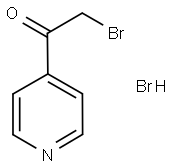 4-(溴乙酰基)吡啶氢溴酸盐 结构式