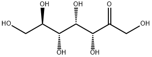 D-gluco-2-ヘプツロース 化学構造式