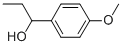 1-(4-メトキシフェニル)プロパン-1-オール 化学構造式