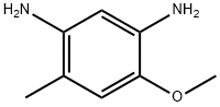 1,3-Benzenediamine,  4-methoxy-6-methyl- Struktur