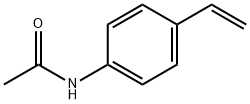 p-アセトアミドスチレン 化学構造式