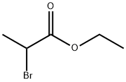 2-ブロモプロピオン酸エチル 化学構造式