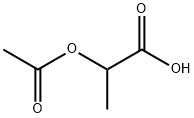 2-アセトキシプロパン酸 化学構造式