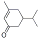 5-イソプロピル-3-メチル-2-シクロヘキセン-1-オン 化学構造式