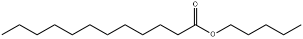 ラウリン酸アミル 化学構造式