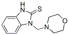 1-(morpholin-4-ylmethyl)-3H-benzoimidazole-2-thione Struktur